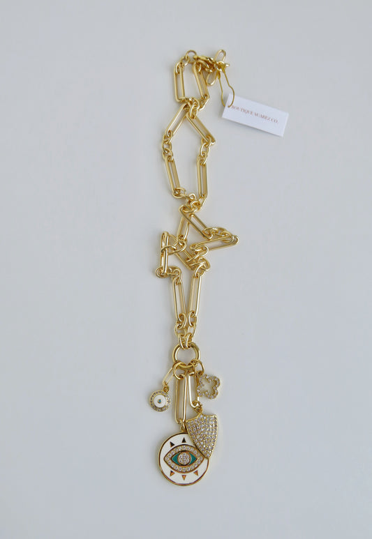 Protect Your Energy- Santorini Necklace - Figaro