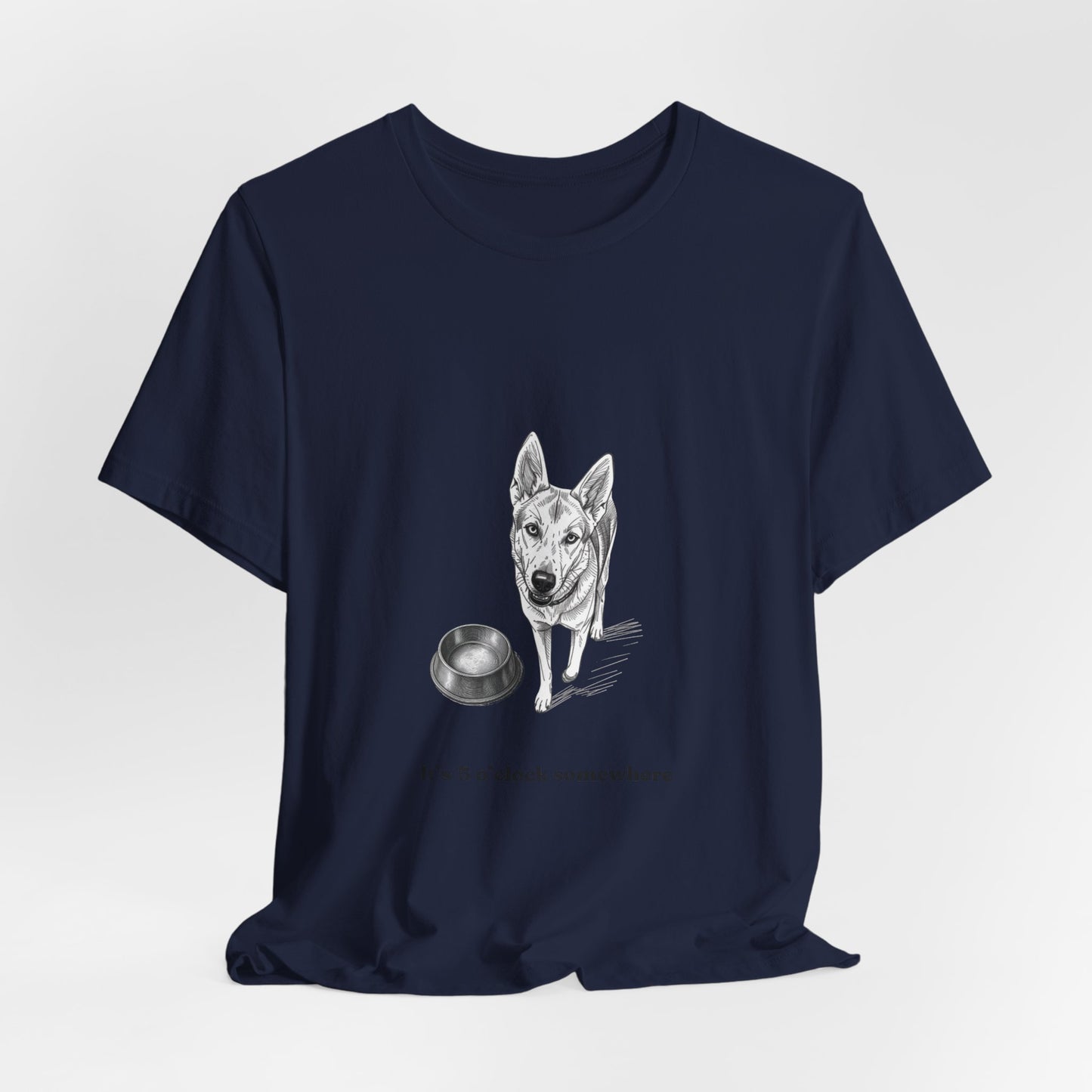 Dog Lover Tee — 'It's 5 o'clock Somewhere' Shirt