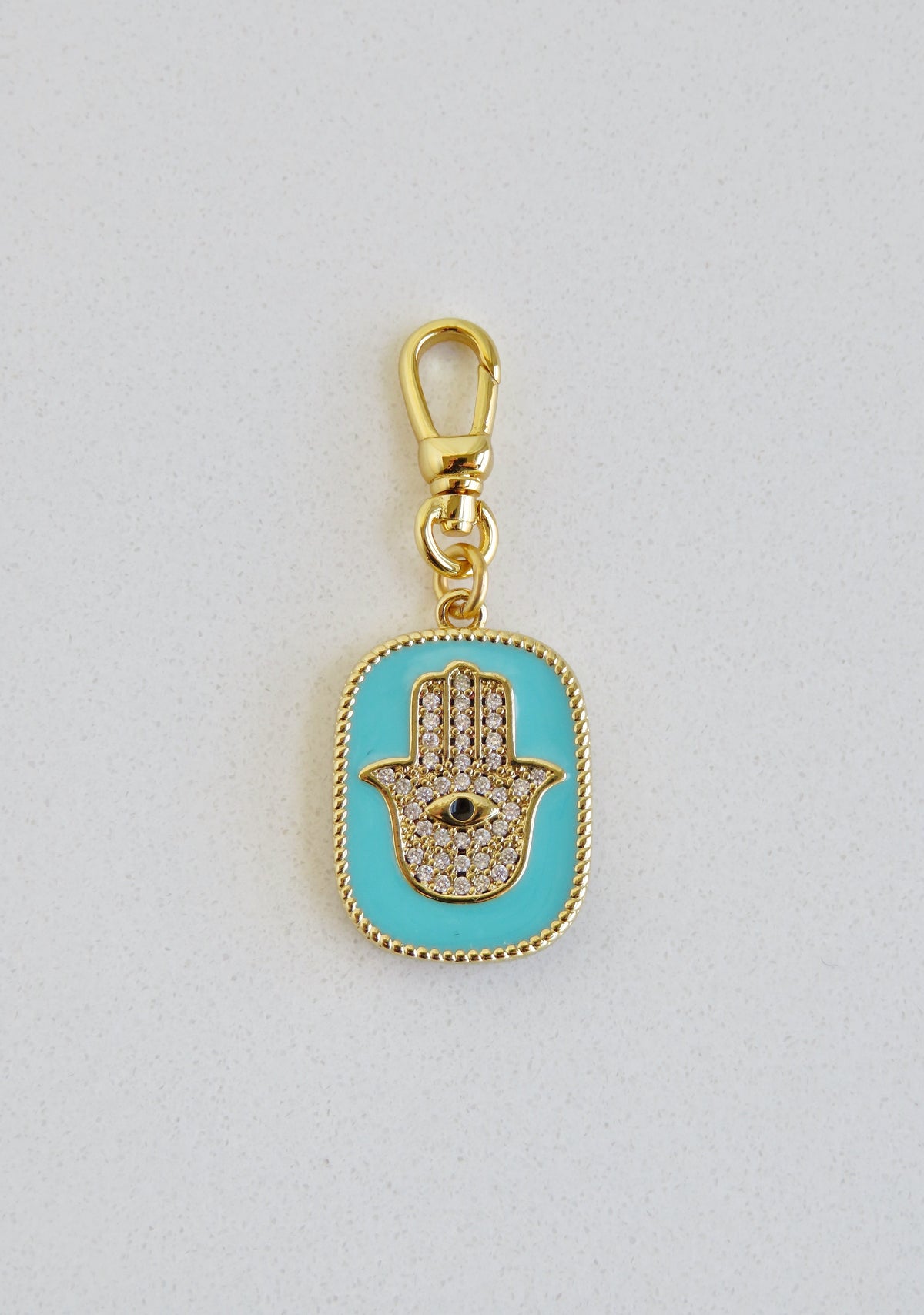 Hamsa - Hand of God Charm on Swivel Clasp