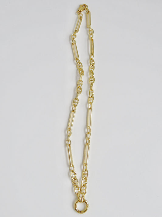 Sanxenxo Charm Holder Necklace - Clicker Clasp - add charms