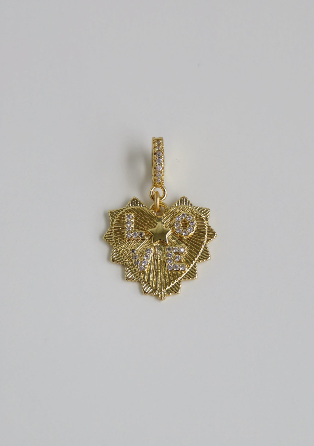 Radiant Love Charm on Clasp