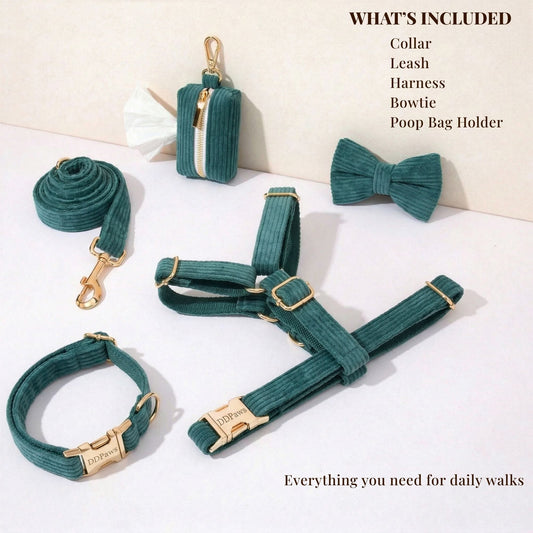 Dark Green Corduroy Set