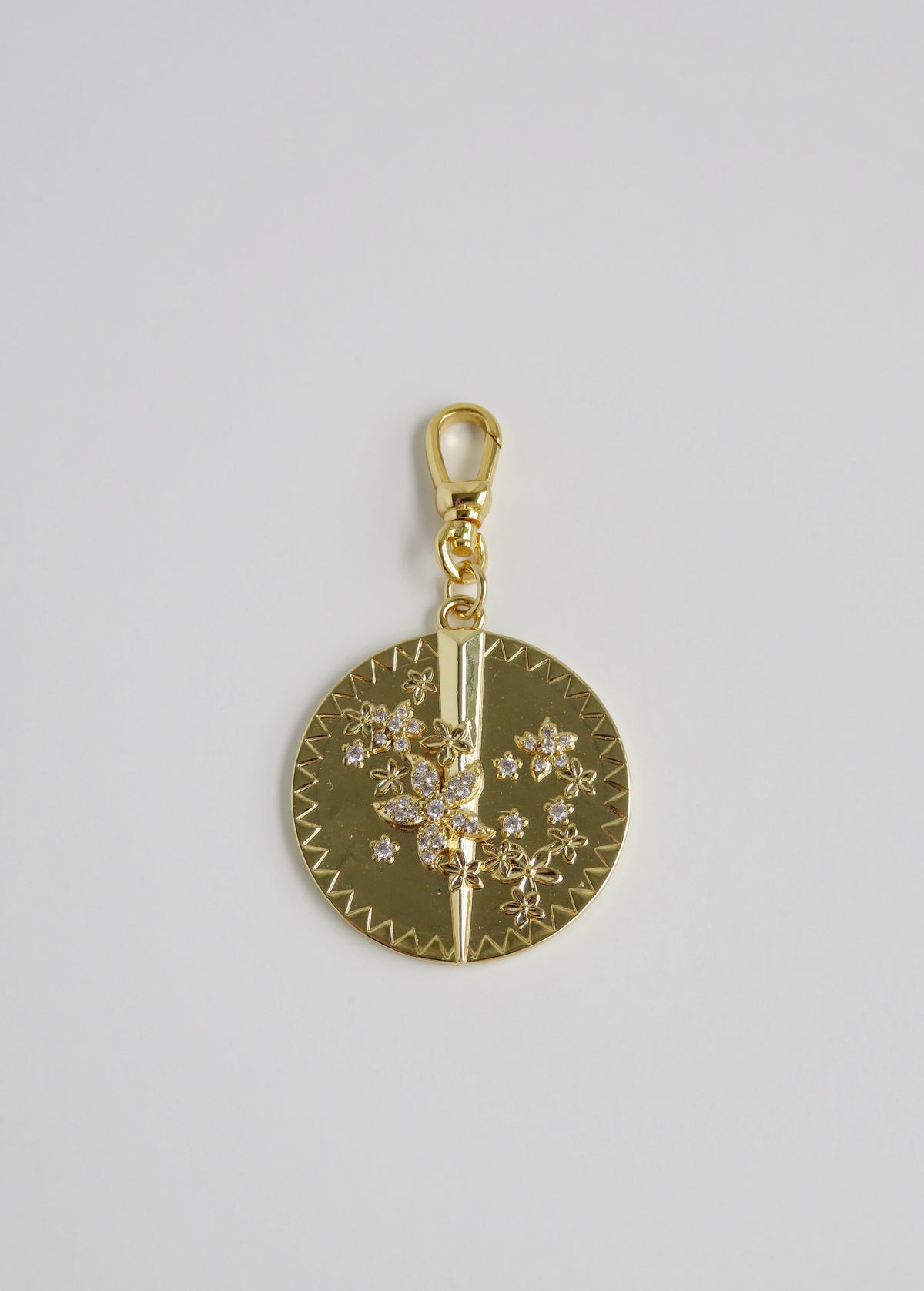Renew & Thrive Charm on Swivel Clasp - Flower
