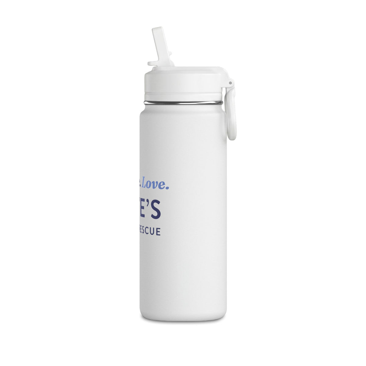 Rescue Love 20oz Water Bottle — 'Love's Legacy Rescue' Pet Rescue Straw Bottle