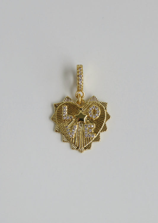 Radiant Love Charm on Clasp