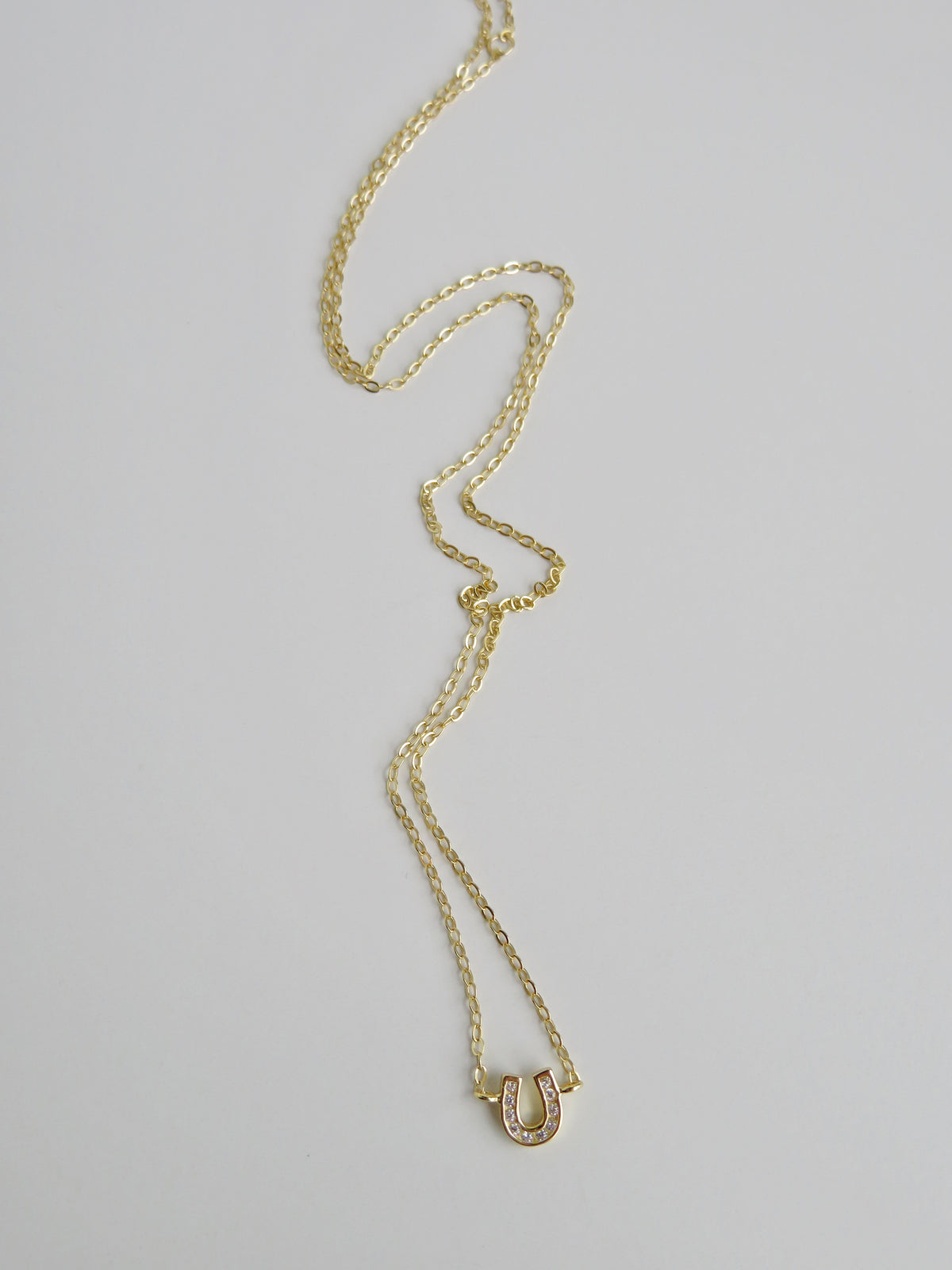 Diamond Horseshoe Necklace