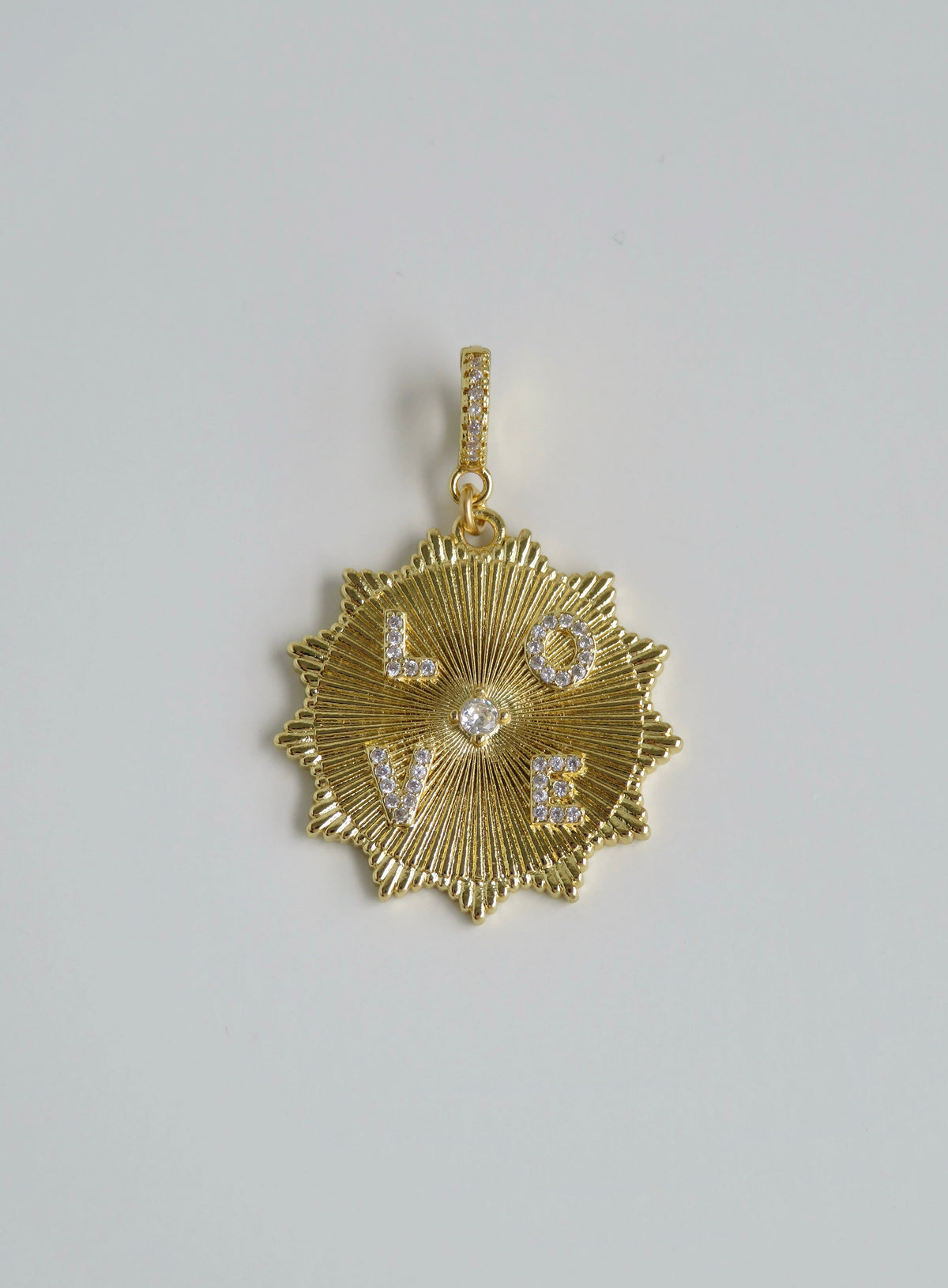 Divine Love Sun Pendant on Clasp