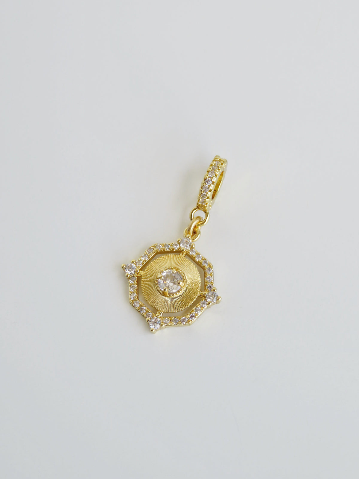 Light Energy - Sun Charm on Diamond Hinged Clasp