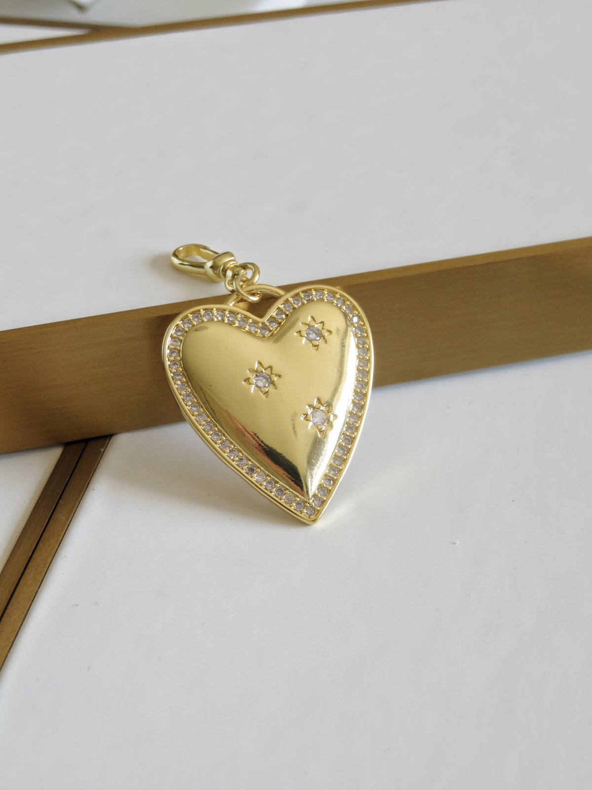 Big Love Celestial Heart Pendant on Swivel Clasp
