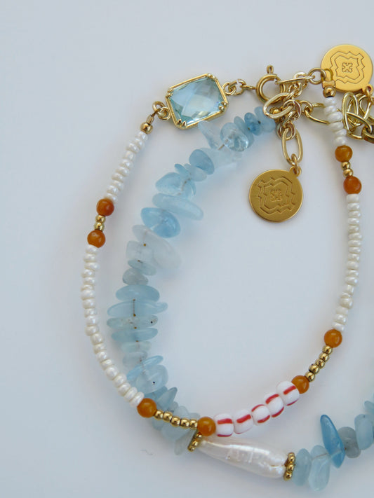 Beachy Blue Bracelets