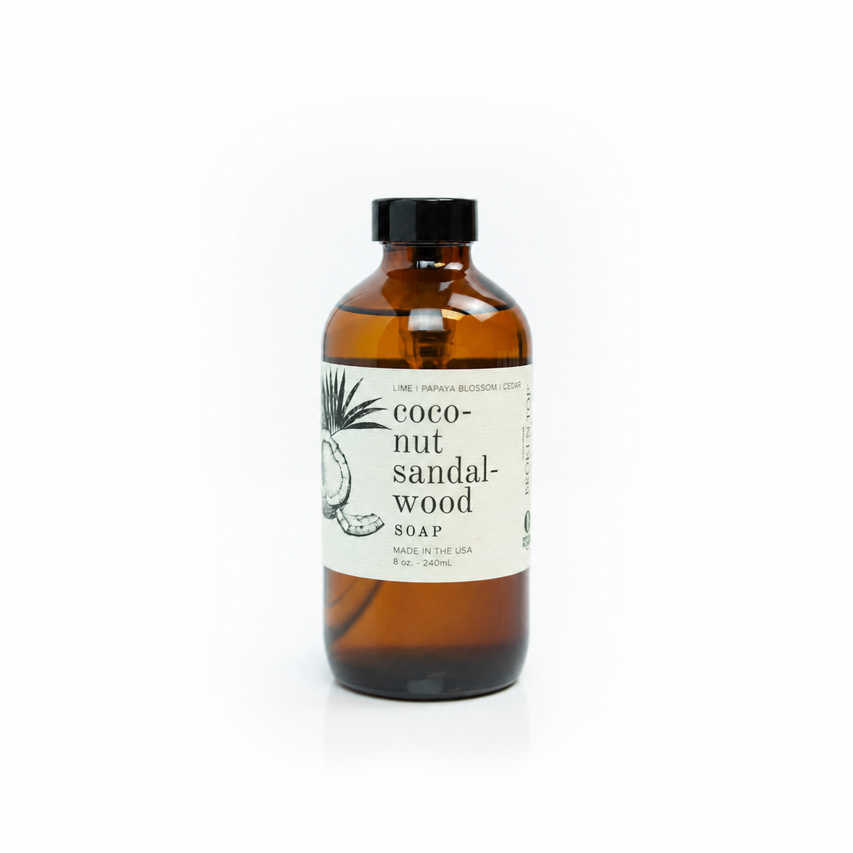 Coconut Sandalwood Liquid Soap