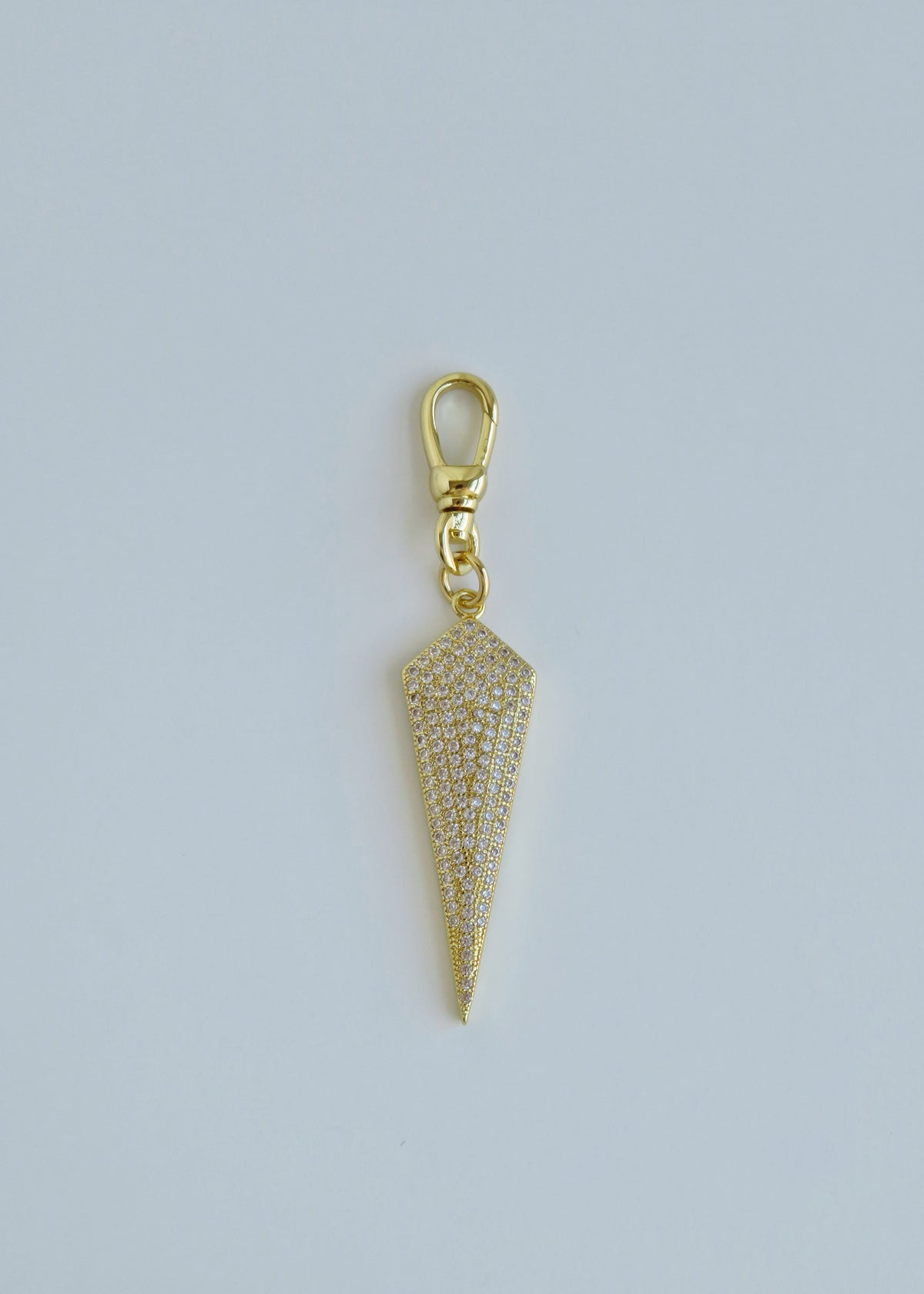 Diamond Arrowhead Pendant with Swivel Clasp