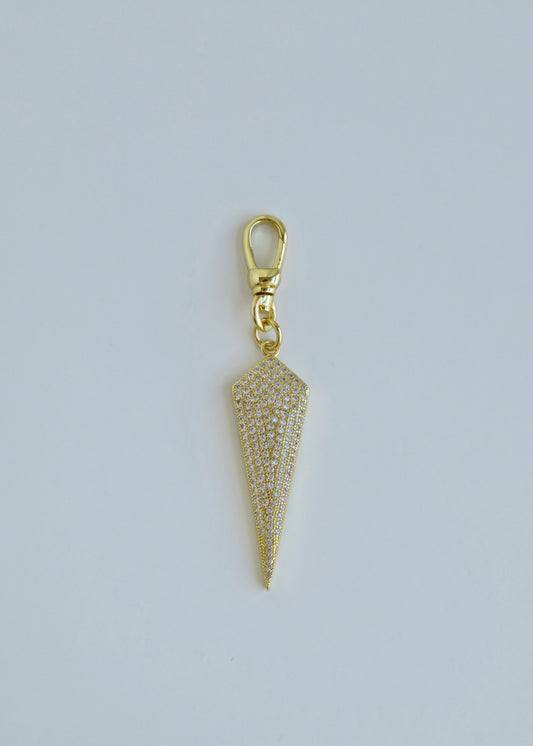 Diamond Arrowhead Pendant with Swivel Clasp