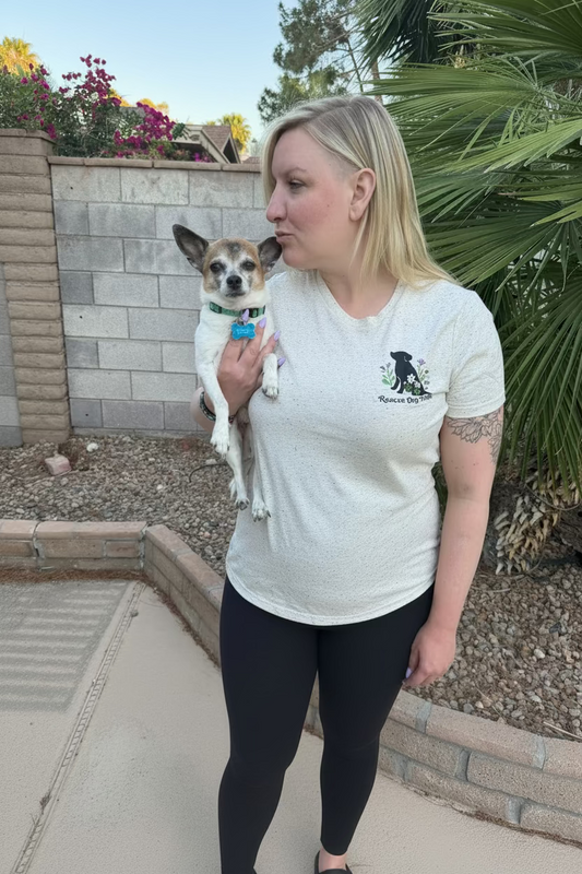 Rescue Dog Mom Floral Tee