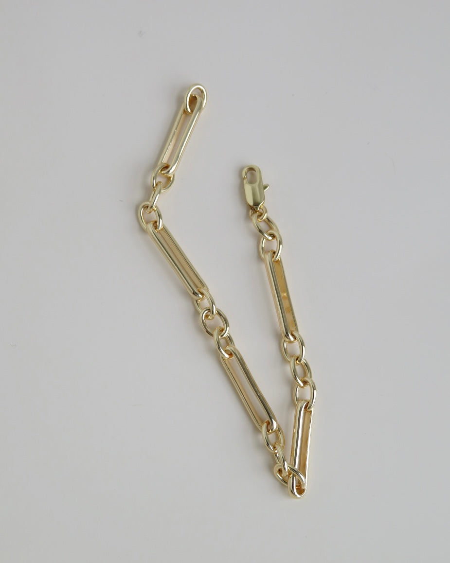 Figaro Link Ankle Bracelet