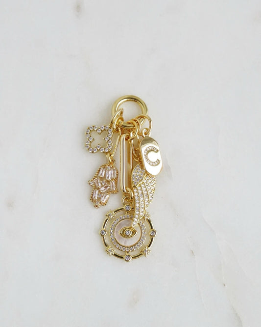 Love & Divine Guidance Initial Charm Cluster