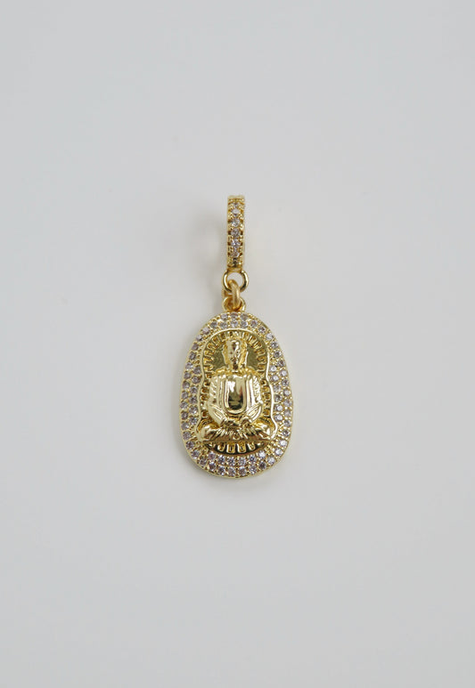 Buddha Charm on Hinged Clasp