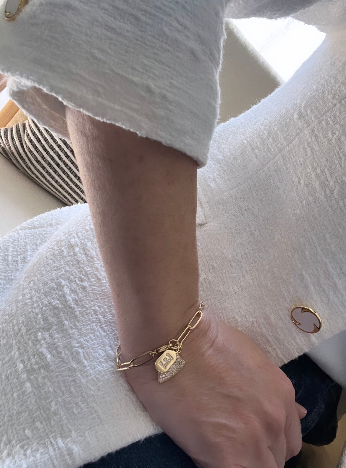 Guard Your Energy Initial Bracelet