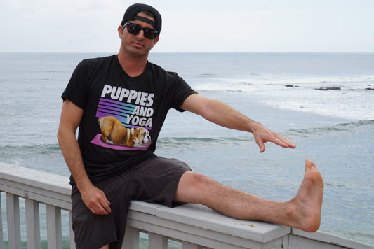 Puppies & Yoga Original | Uni-Sex Crewneck Tee