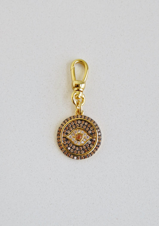 Trust Your Intuition Charm on Swivel Clasp