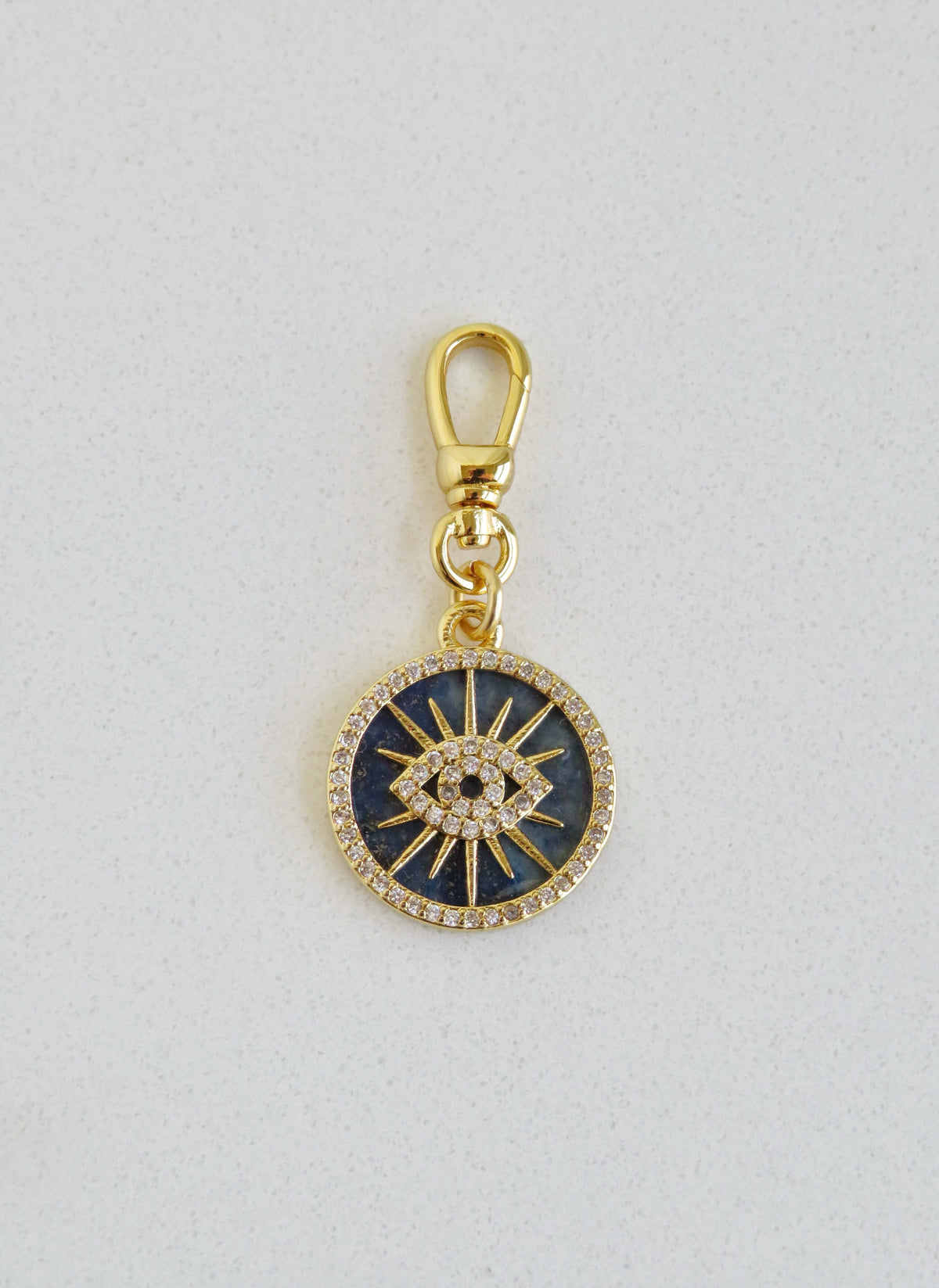 Lapis Lazuli Celestial Pendant with Swivel Clasp