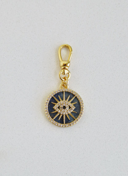 Lapis Lazuli Celestial Pendant with Swivel Clasp