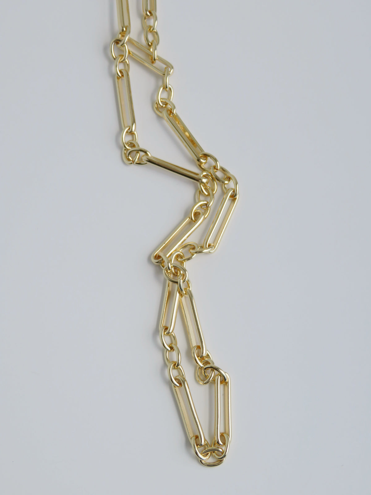 Mixed Link Figaro Necklace - add hinged clasp charms