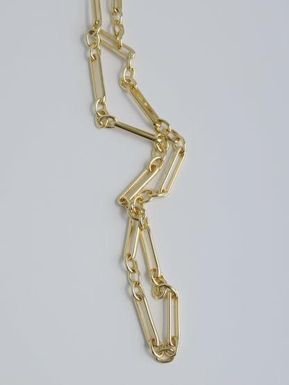 Mixed Link Figaro Necklace - add hinged clasp charms