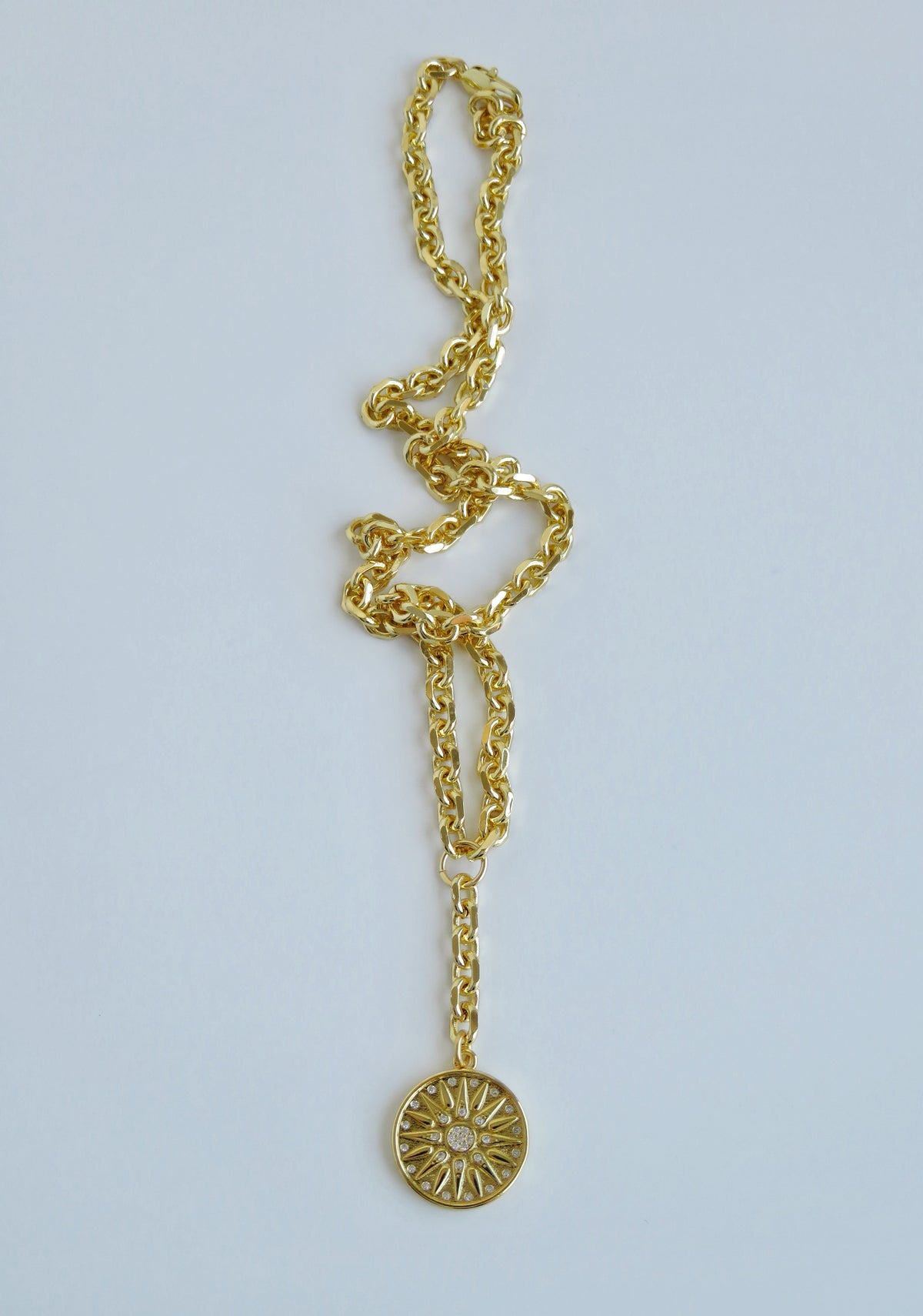 Diamond Sun Burst - Valencia Extension Necklace