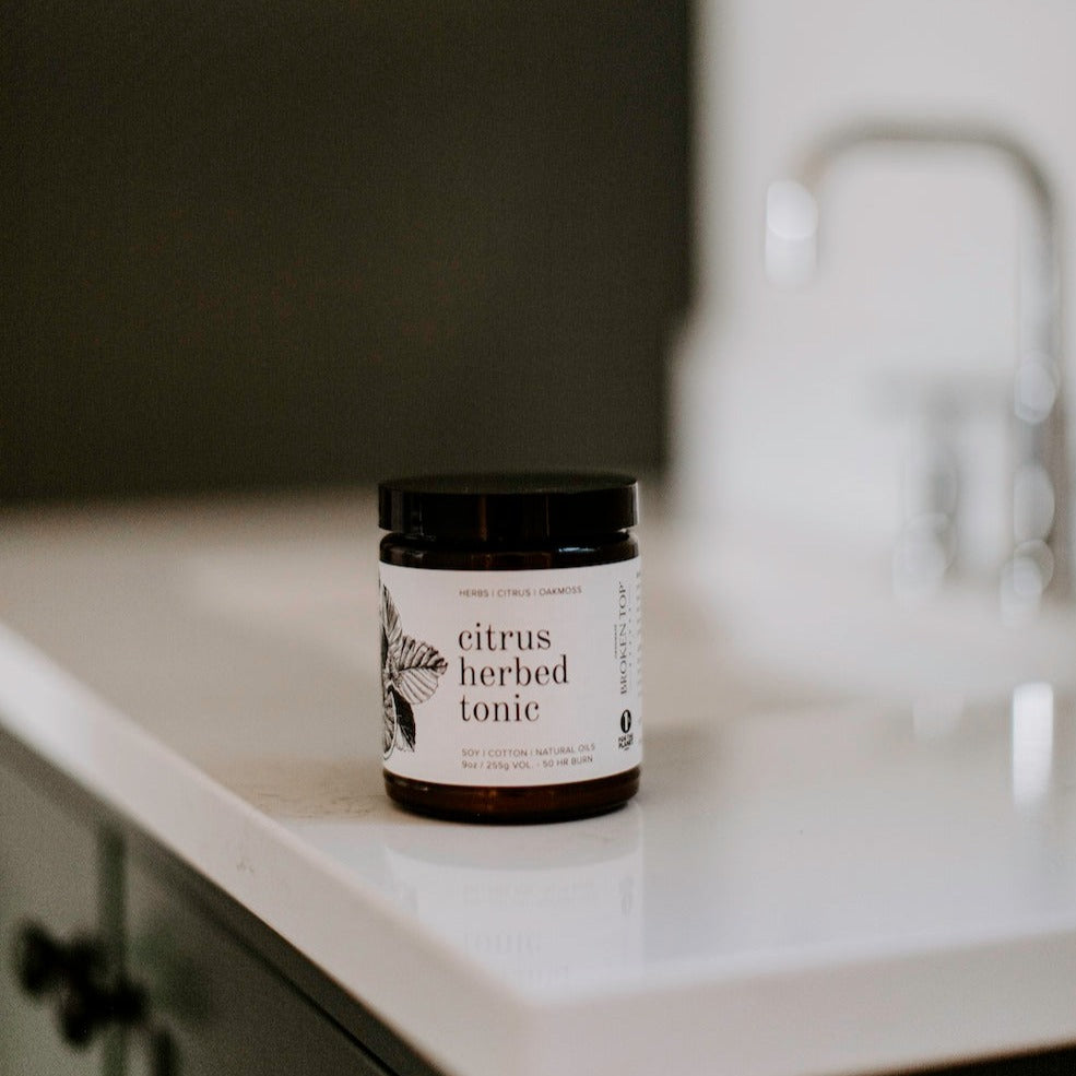 Citrus Herbed Tonic Soy Candle