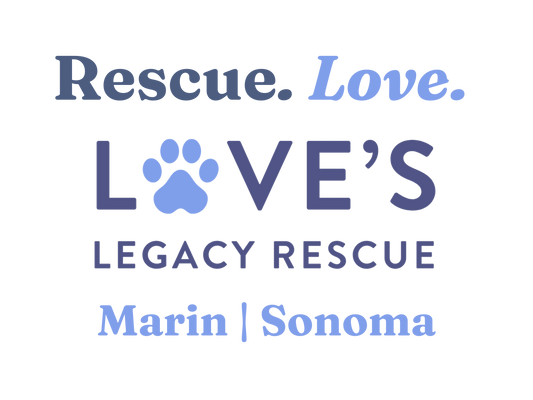 Rescue Love's Legacy Rescue car magnet | Marin Sonoma