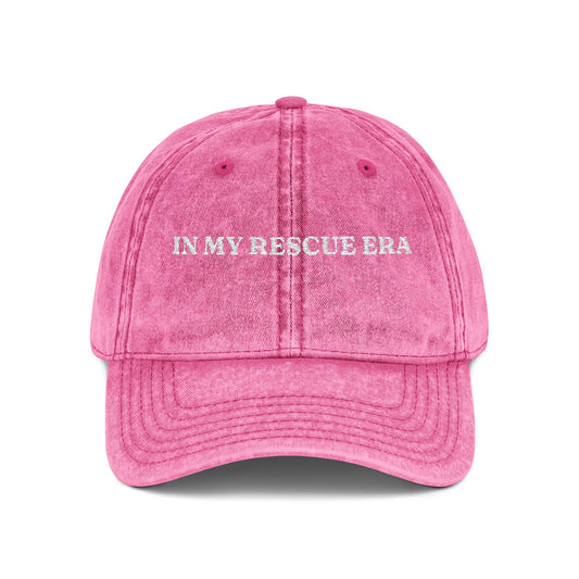 Rescue Era Vintage Washed Embroidered Cap
