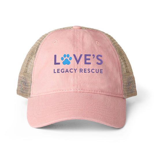 Logo Women's Washed Mesh-Back Cap