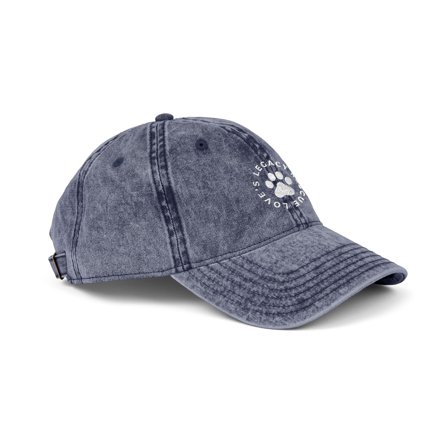Vintage Washed Embroidered Logo Cap