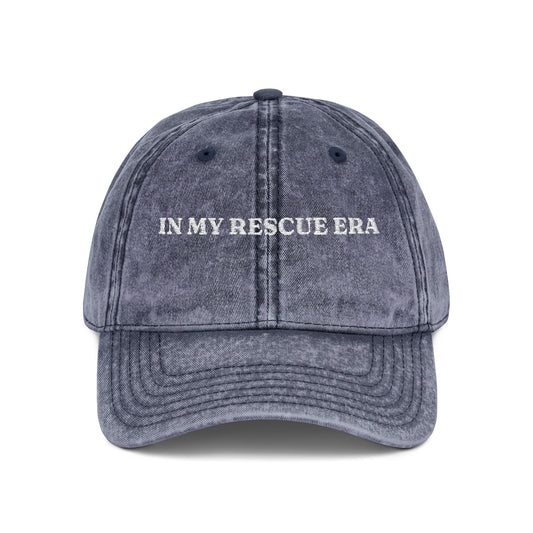 Rescue Era Vintage Washed Embroidered Cap