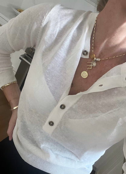 Celestial Protection Monogram Charm Necklace