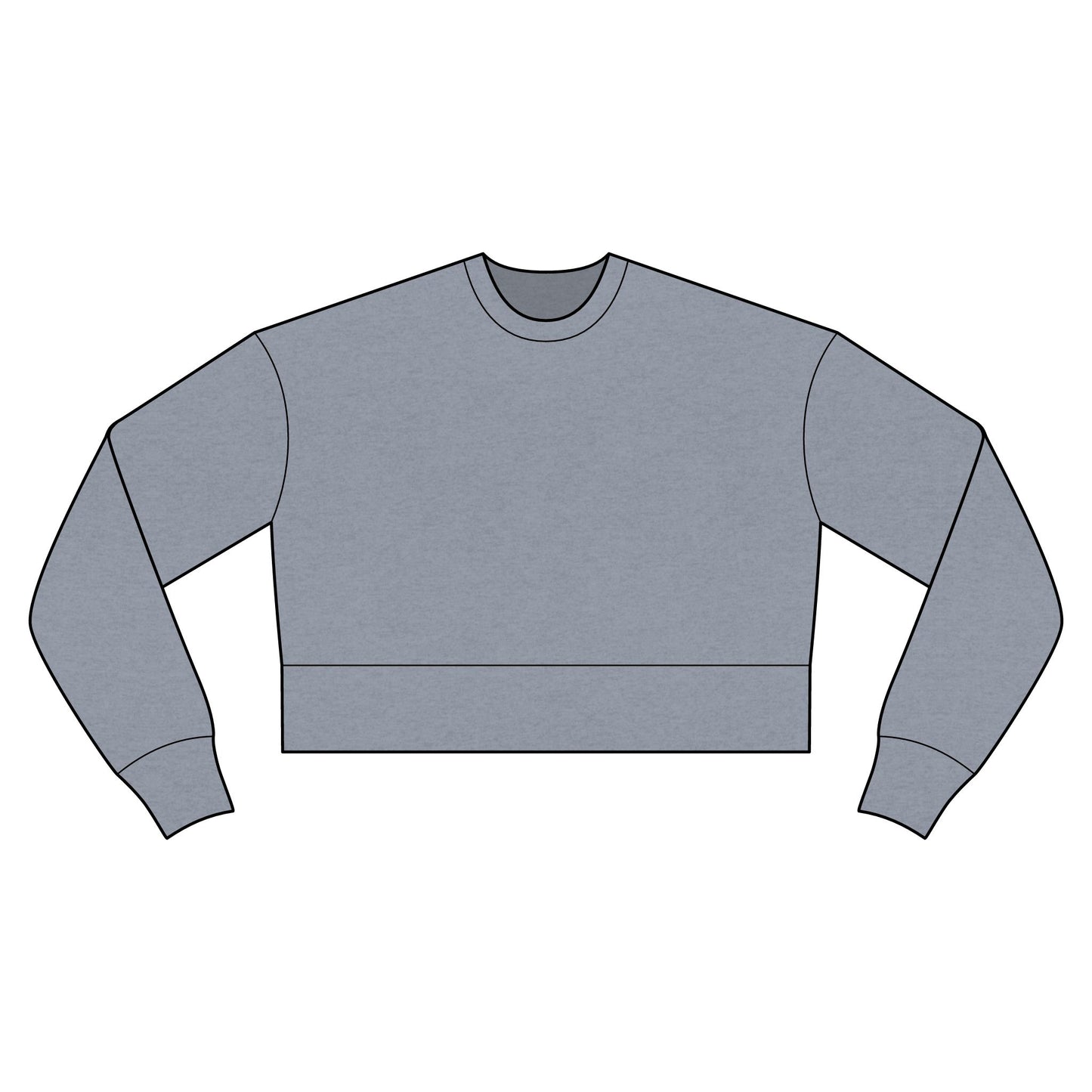 Cropped Sweatshirt — Rescue Dog
