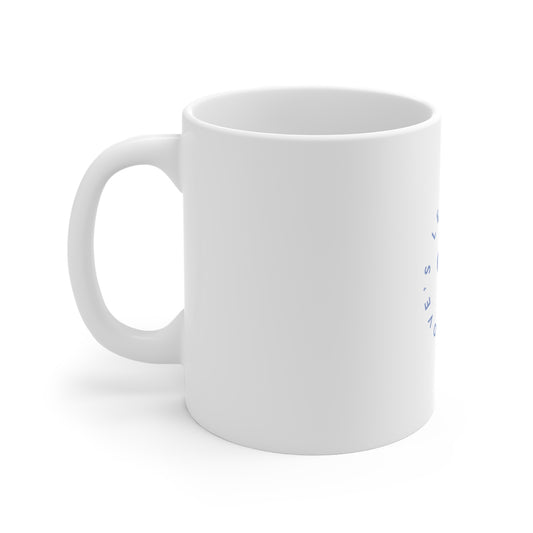Rescue Paw Ceramic Mug — "Love's Legacy Rescue" Coffee Cup for Animal Lovers