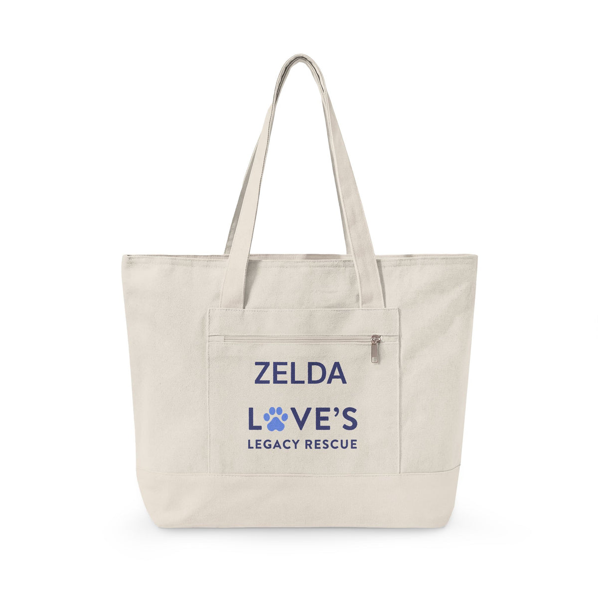 Love's Legacy Rescue x Wolf Society Zippered Tote