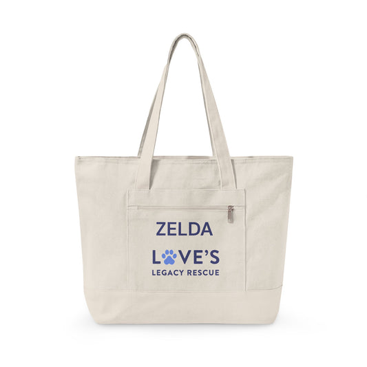 Love's Legacy Rescue x Wolf Society Zippered Tote