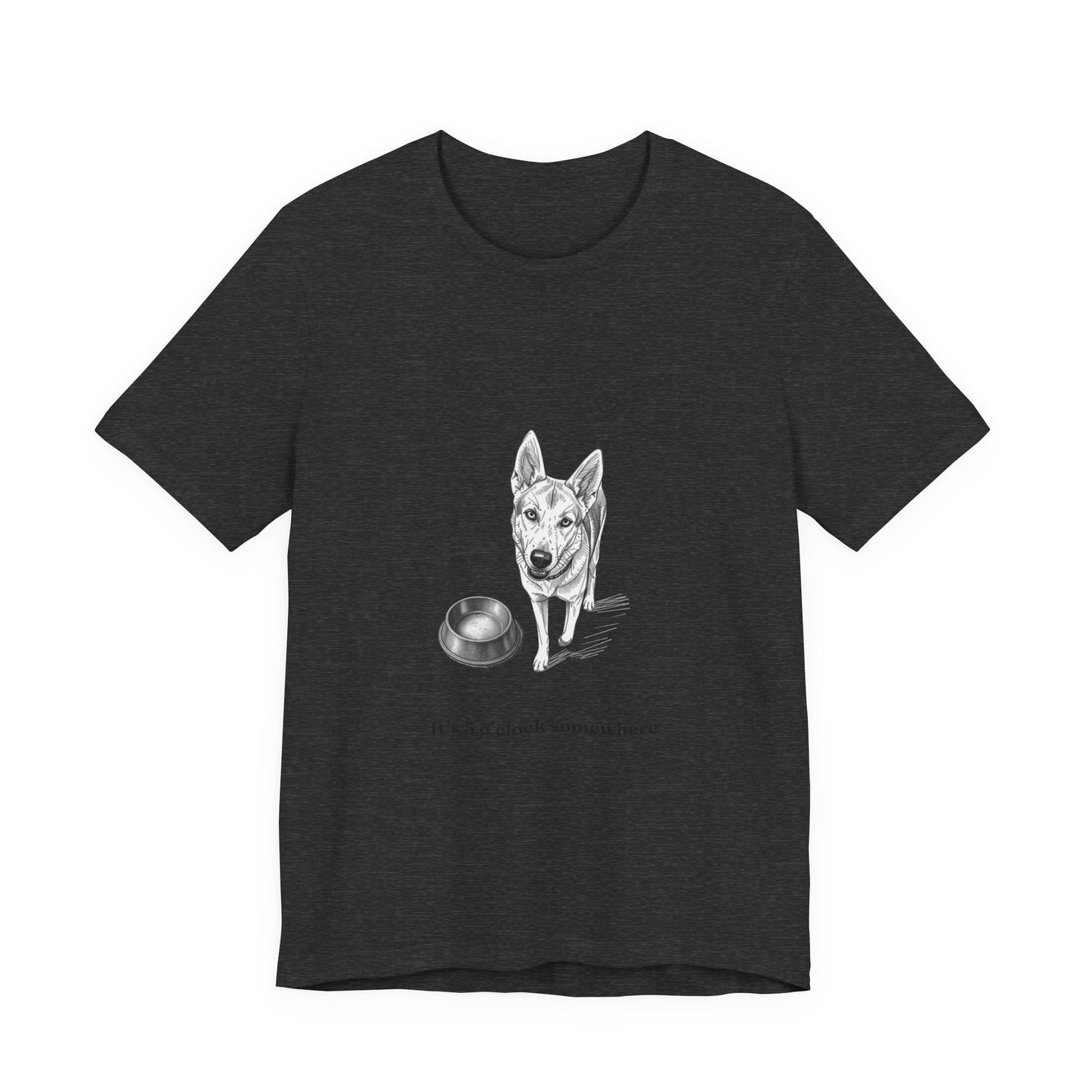 Dog Lover Tee — 'It's 5 o'clock Somewhere' Shirt