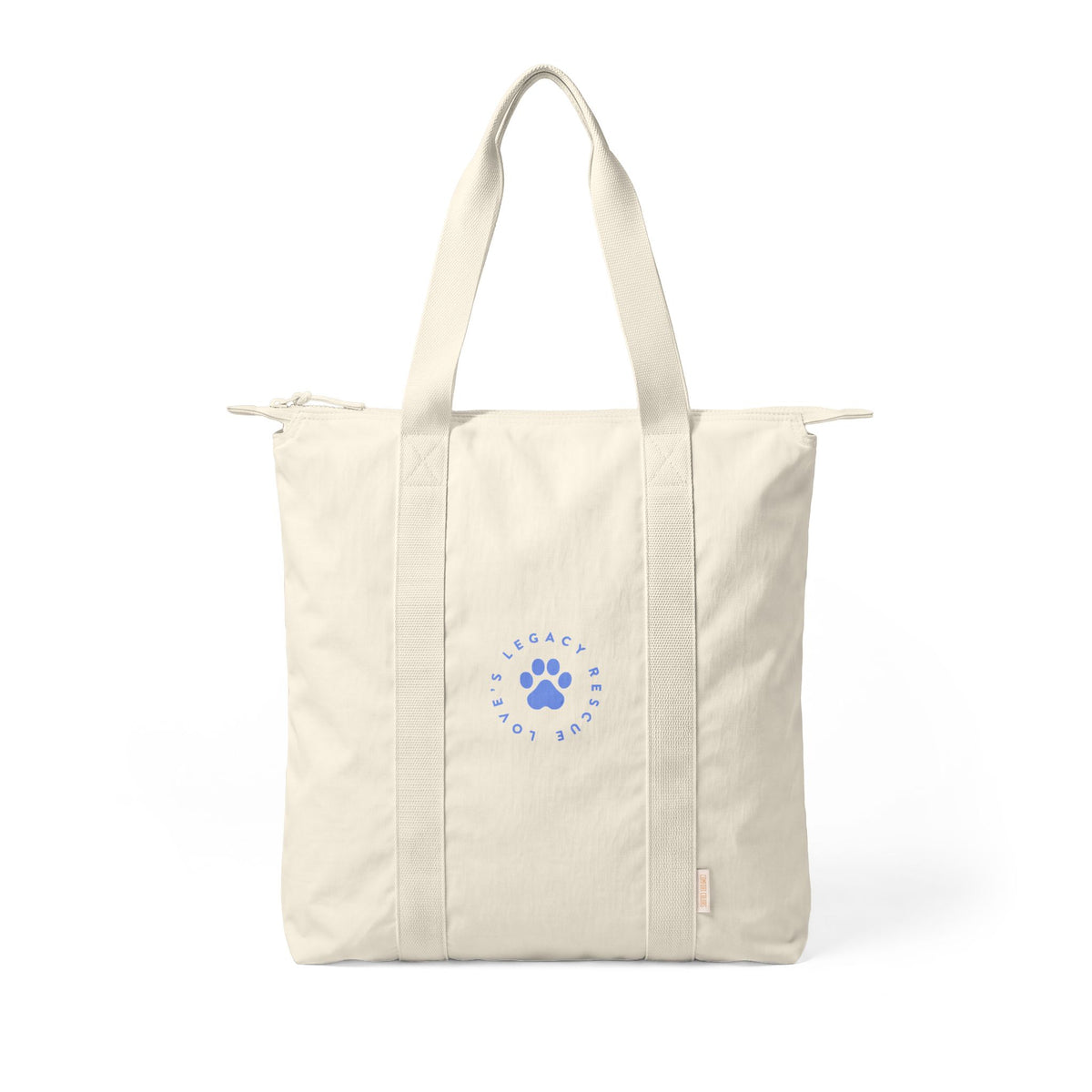 Nomad Canvas Tote Bag — 'Pack Light, Roam Free' Paw Logo Carry-All