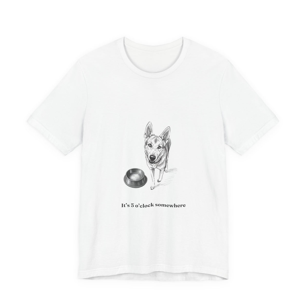 Dog Lover Tee — 'It's 5 o'clock Somewhere' Shirt