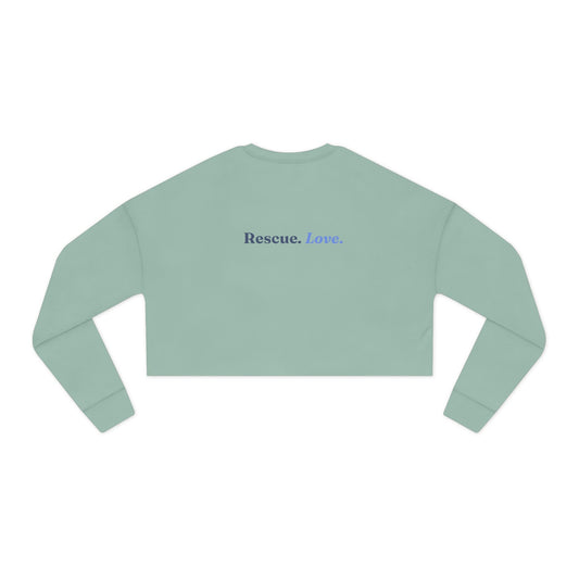 Rescue Love Cropped Sweatshirt