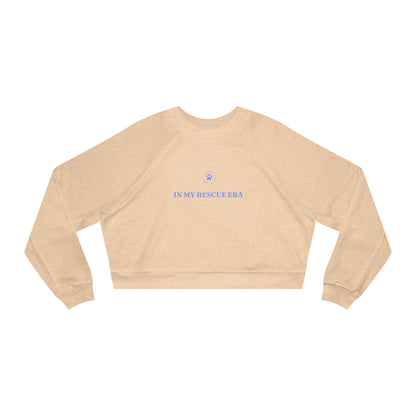 Who rescued who? Cropped Fleece Pullover