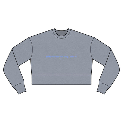 Cropped Sweatshirt — Rescue Dog