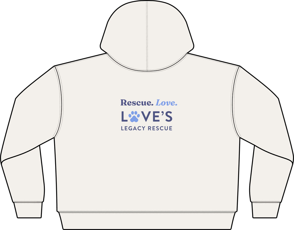 Women's Full-Zip Hoodie with Paw Print Logo
