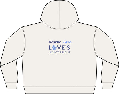 Women's Full-Zip Hoodie with Paw Print Logo