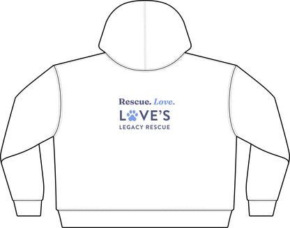 Women's Full-Zip Hoodie with Paw Print Logo