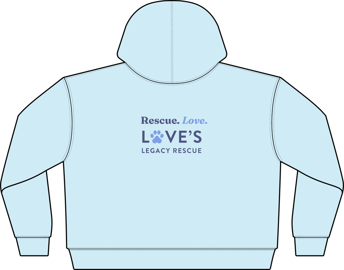 Women's Full-Zip Hoodie with Paw Print Logo